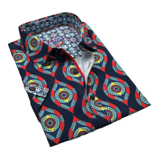Sugar Red Short Sleeve Sport Shirt