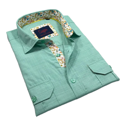 Sugar Olive Dress Shirt