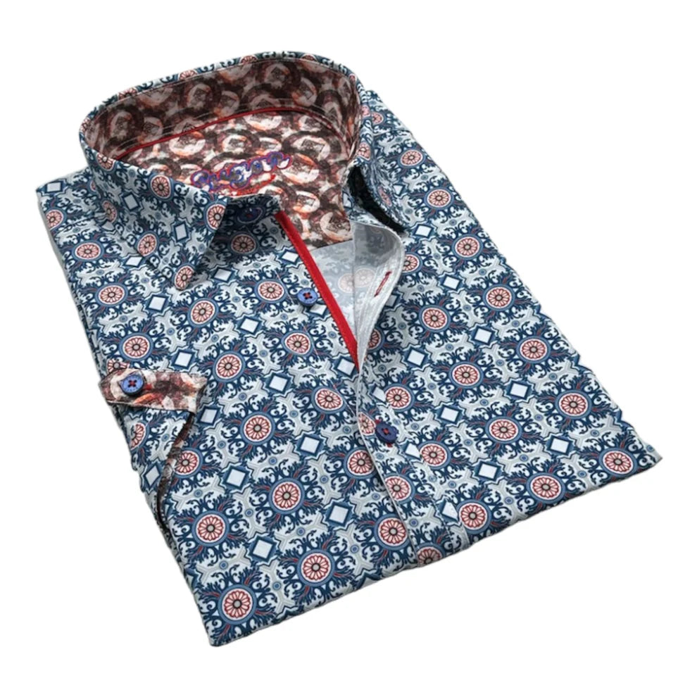 Sugar Teal Short Sleeve Sport Shirt