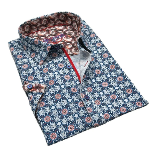 Sugar Teal Short Sleeve Sport Shirt