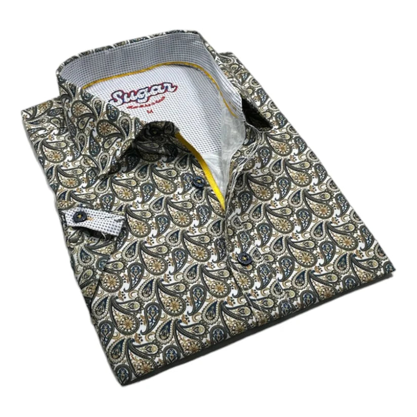 Sugar Gold Short Sleeve Sport Shirt