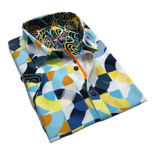 Sugar Yellow Short Sleeve Sport Shirt