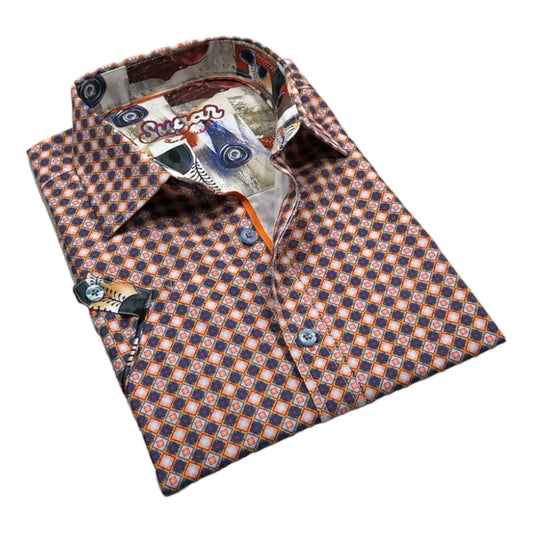 Sugar Orange Short Sleeve Sport Shirt