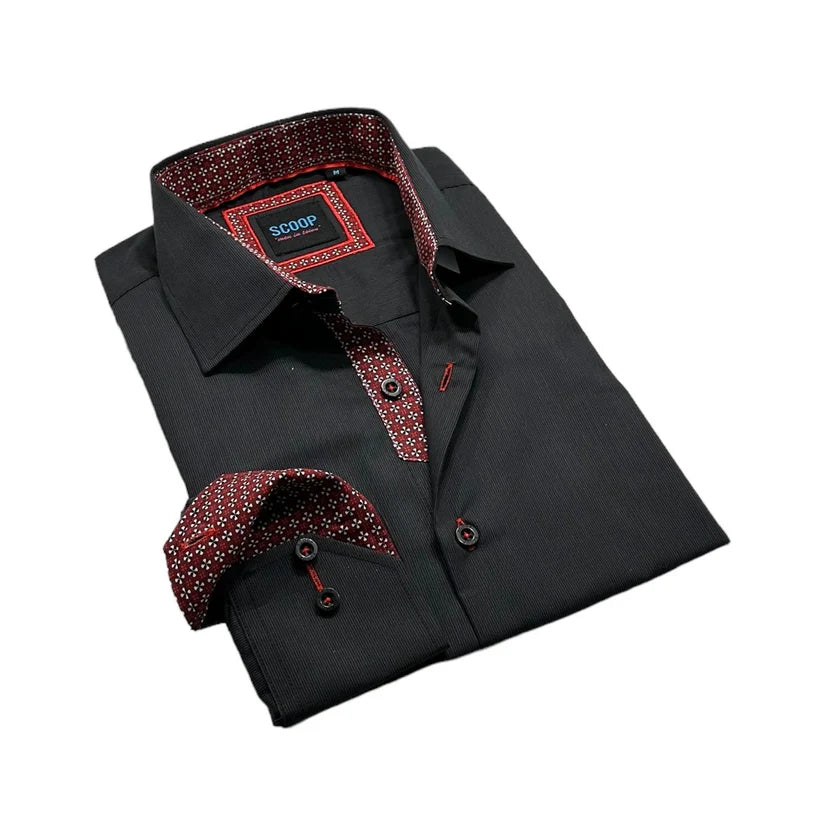 Scoop Charcoal Sport Shirt