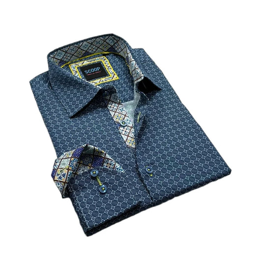 Scoop Blue Sport Shirt