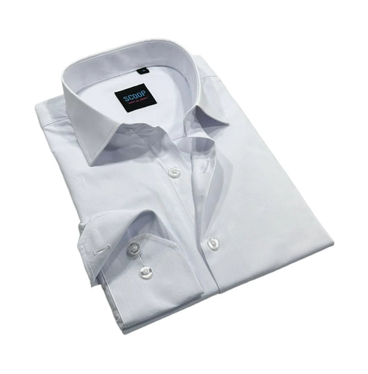 Scoop Dress Shirt - Grady/White Mario Uomo Scoop Dress Shirt - Grady/White Mario Uomo