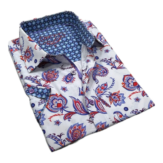 Sugar White Short Sleeve Sport Shirt
