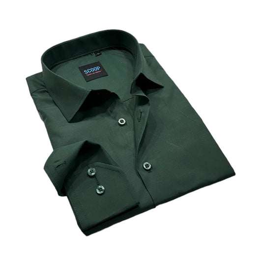 Scoop Dress Shirt - Grady/Green