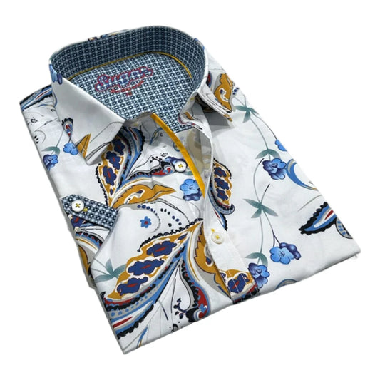Sugar Short Sleeve Sport Shirt - Zoe-S/Cloud