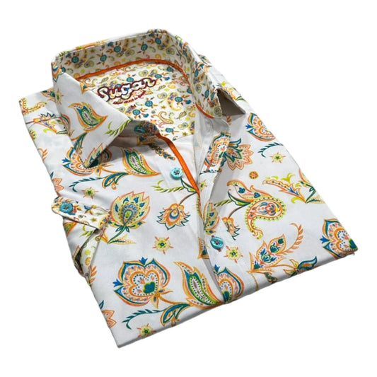 Sugar Peach Short Sleeve Sport Shirt