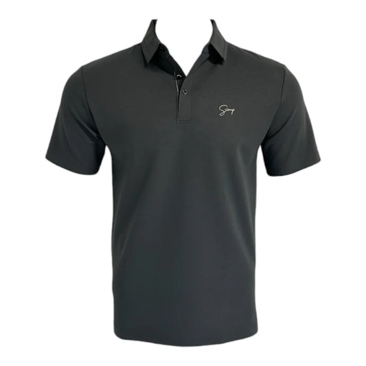Scoop Polo Charcoal