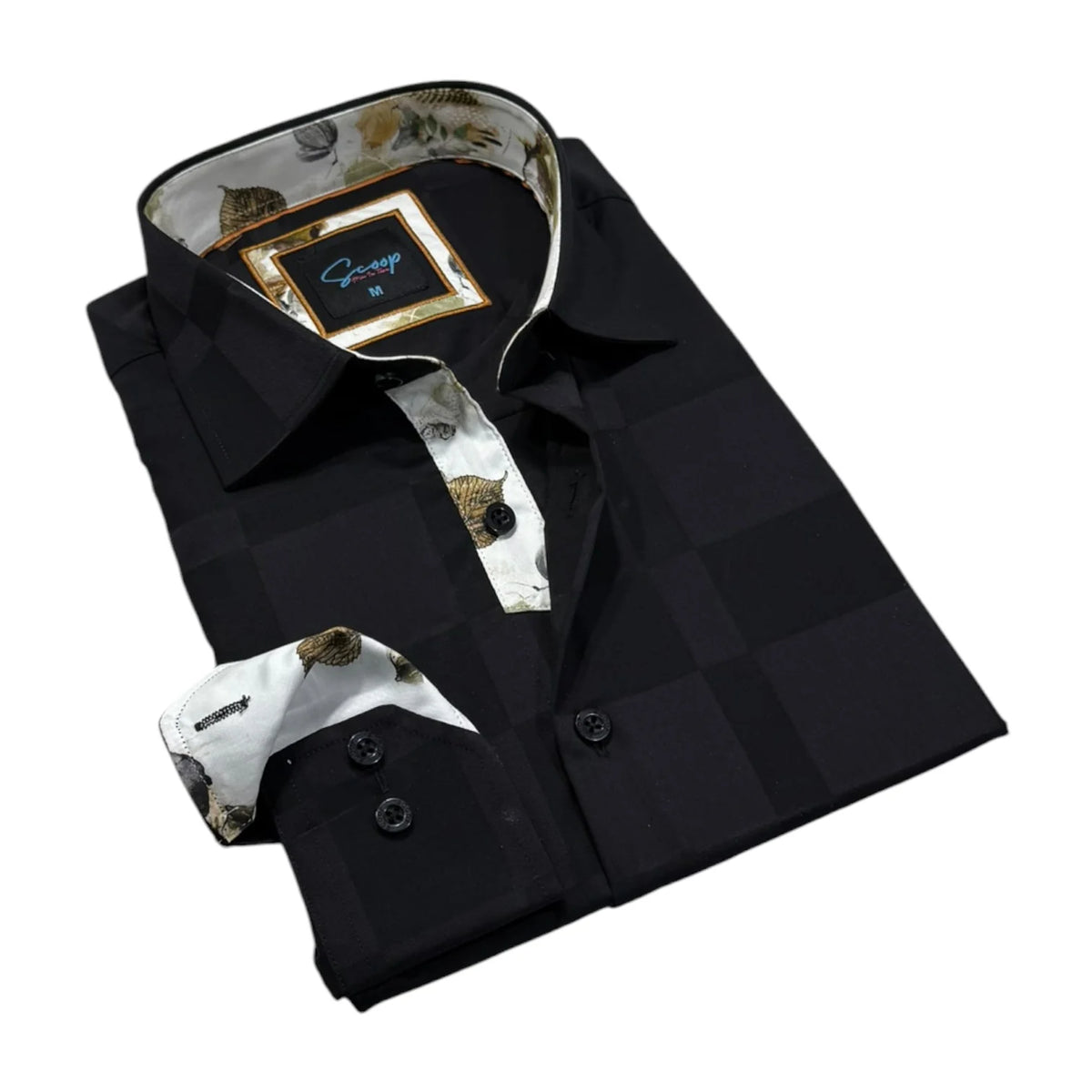 Scoop Sport Shirt - Luster/Caviar