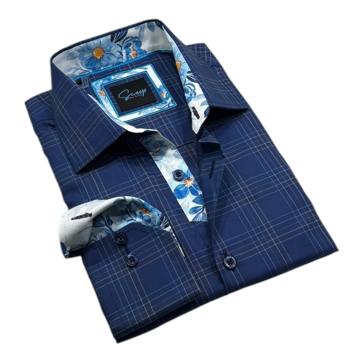 Scoop Sport Shirt - Revan/Navy Blue