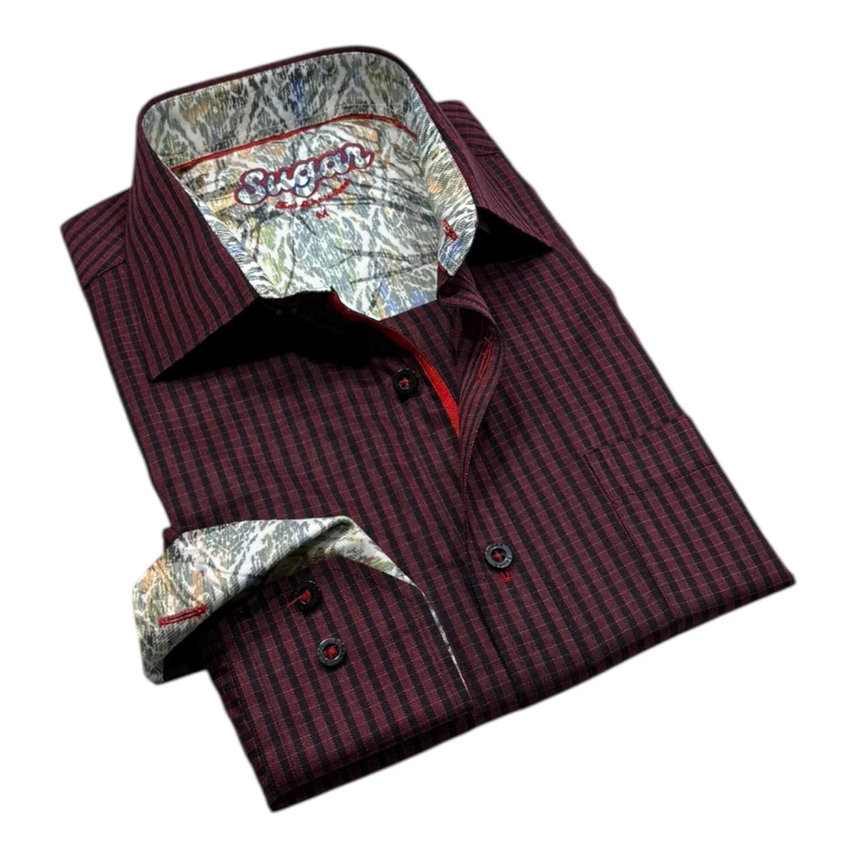 Sugar Sport Shirt - Harley/Crimson