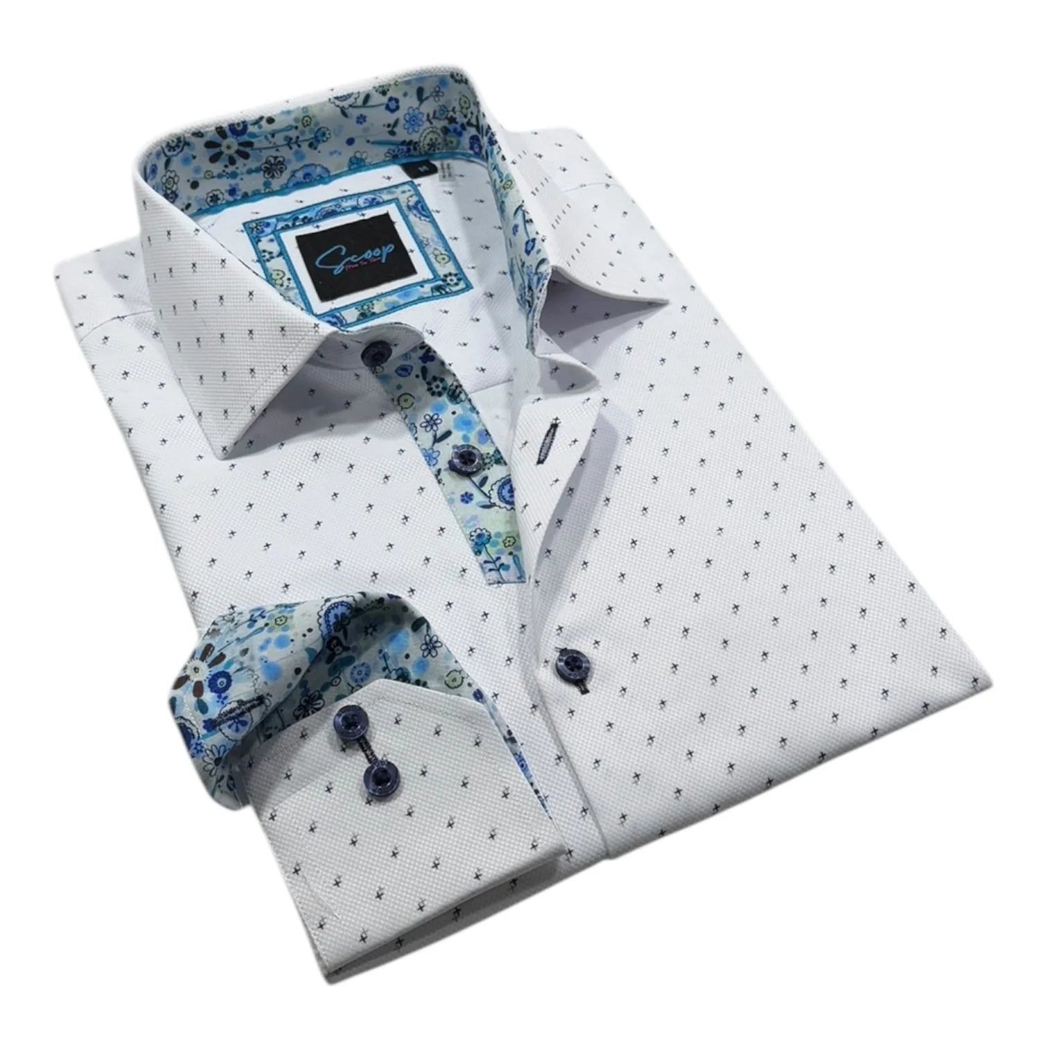 Scoop White Sport Shirt