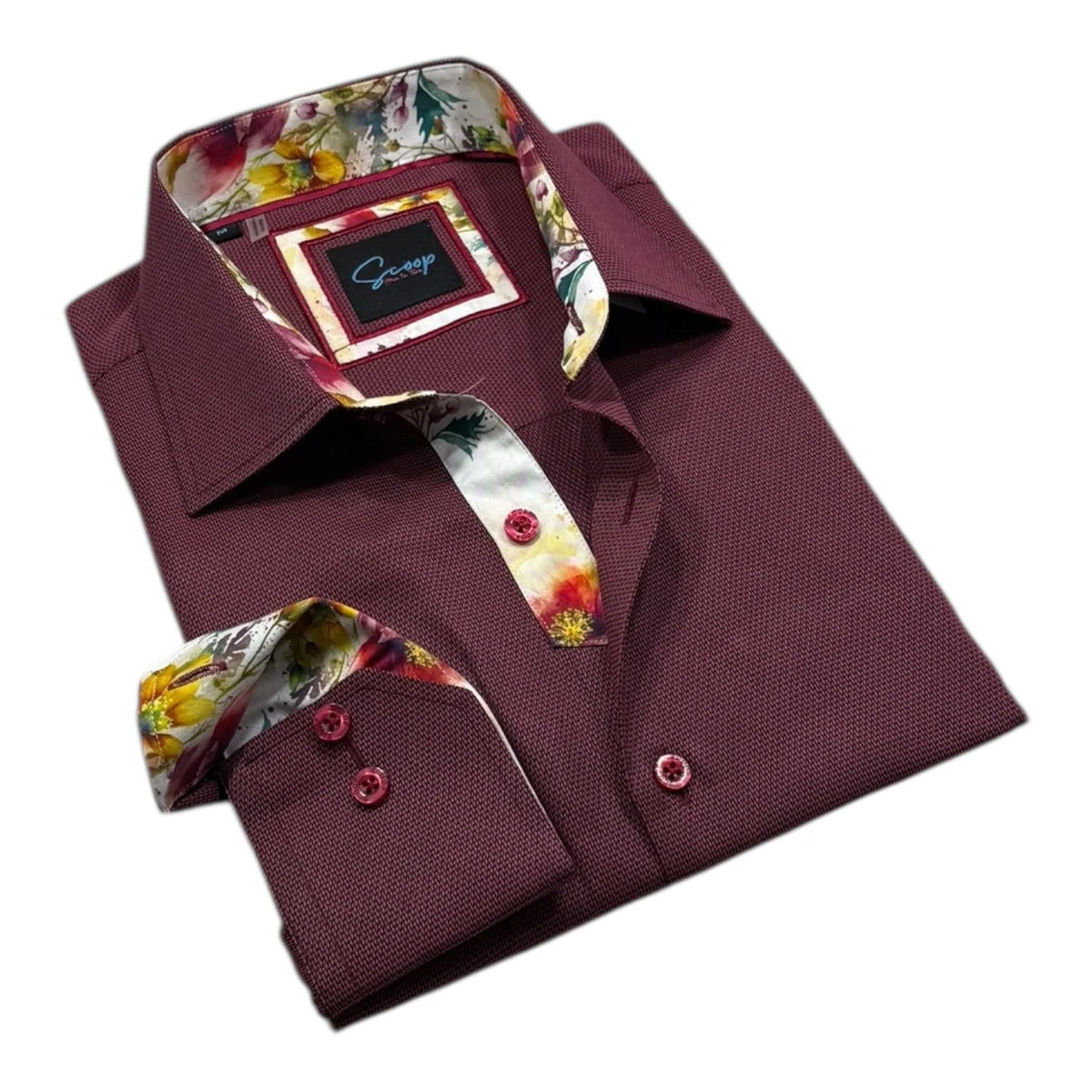 Scoop Sport Shirt - Tenor/Crimson