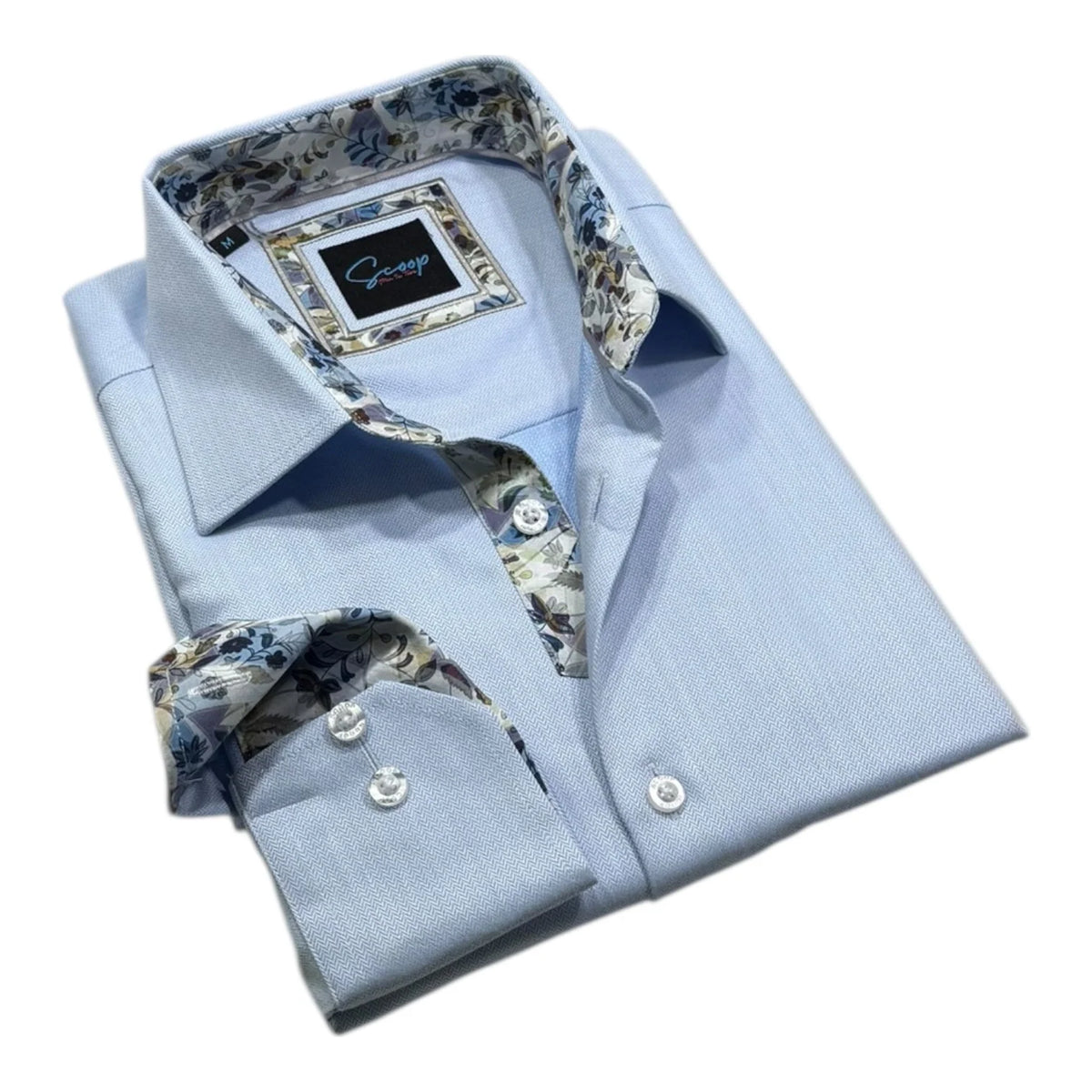 Scoop Sport Shirt - Chevron/Powder
