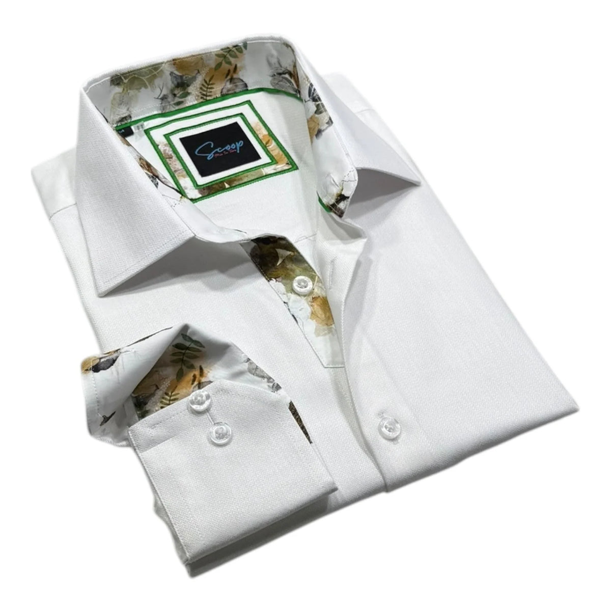 Scoop Sport Shirt - Chevron/Snow