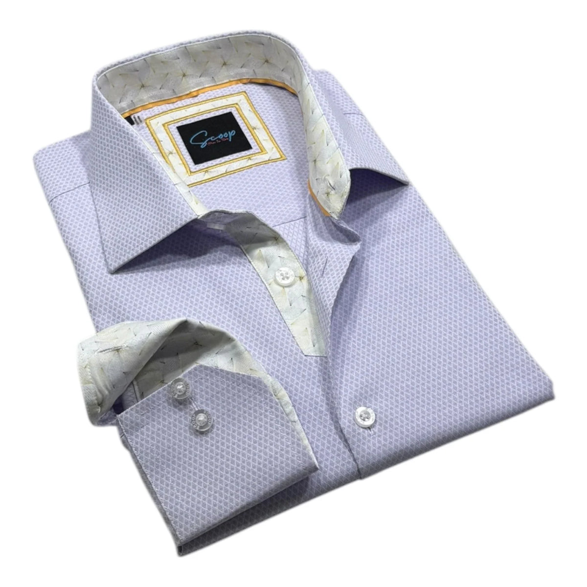 Scoop Sport Shirt - Scallop/Lavender