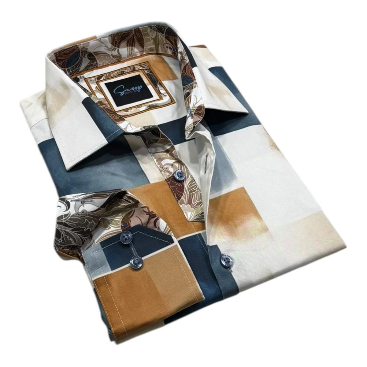Scoop Sport Shirt - Linea/Tan