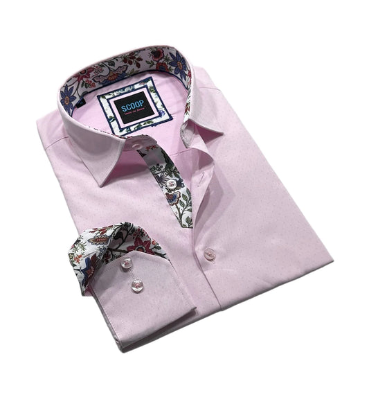 Scoop Sport Shirt - Dario/Pink