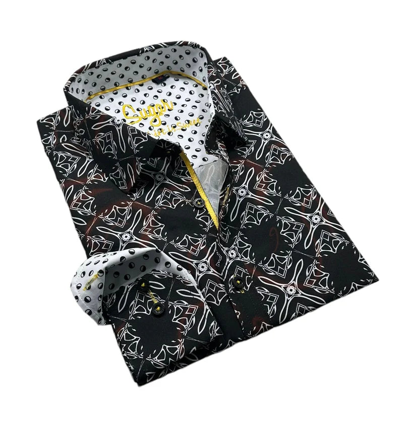 Sugar Black Sport Shirt