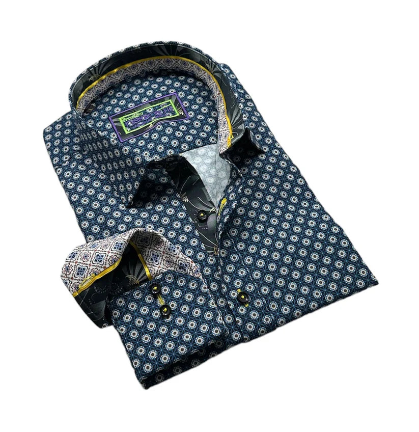 Franco Negretti Indigo Sport Shirt