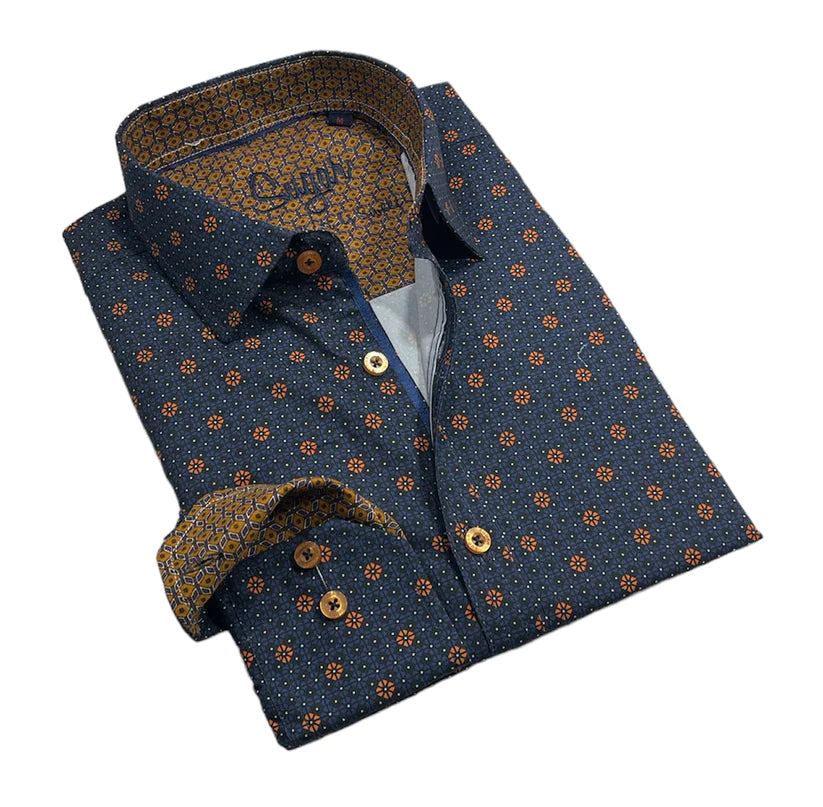 Sugar Sport Shirt - Moorgate/Cognac – Mario Uomo