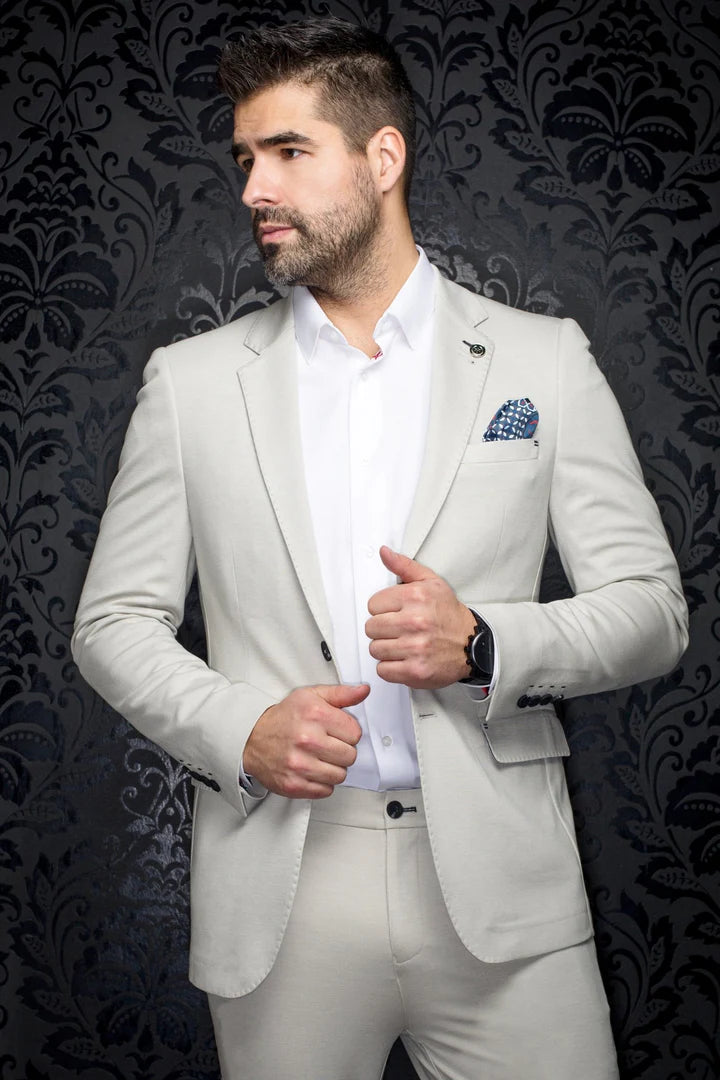 Au Noir Beige Sport Jacket