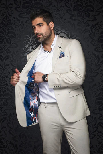 Au Noir Beige Sport Jacket