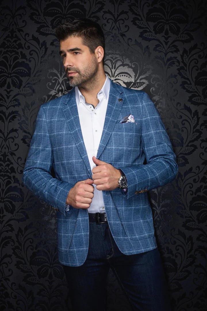 Au Noir Navy Blue Sport Jacket