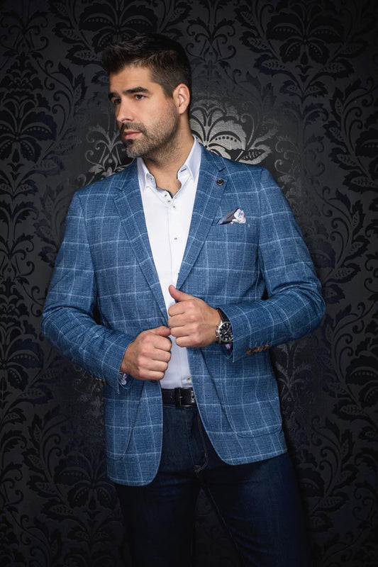 Au Noir Navy Blue Sport Jacket