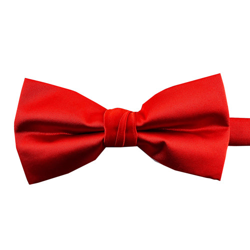 A light red bow-tie from Knotz, great with wedding suits and tuxedos.
