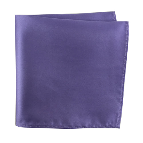 Knotz Pocket Square Men's solid purple pocket square that is ideal for any business or wedding suit attire.