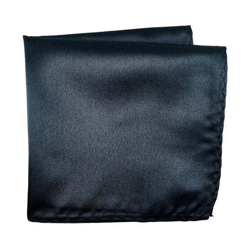 Knotz Pocket Square Men's solid charcoal pocket square that is ideal for any business or wedding suit attire.