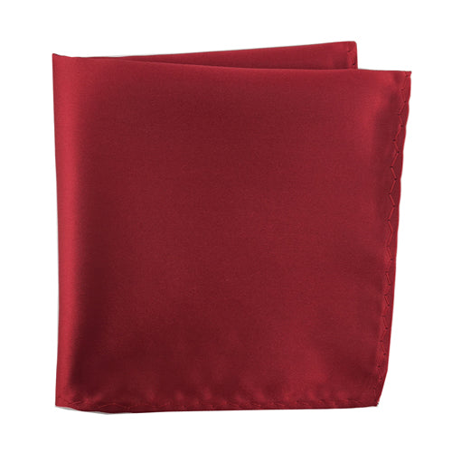 Knotz Pocket Square Men's solid red pocket square that is ideal for any business or wedding suit attire.