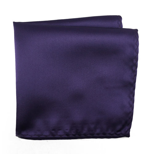 Knotz Pocket Square Men's solid purple pocket square that is ideal for any business or wedding suit attire.