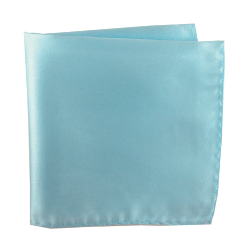 Knotz Pocket Square Men's solid Lt. blue pocket square that is ideal for any business or wedding suit attire.