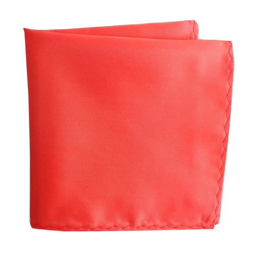 Knotz Pocket Square Men's solid red pocket square that is ideal for any business or wedding suit attire.