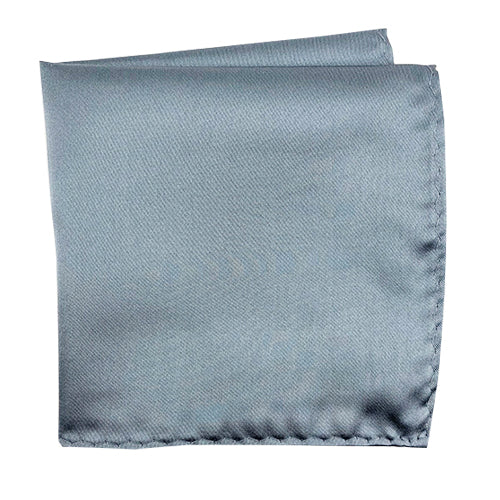 Knotz Pocket Square Men's solid grey pocket square that is ideal for any business or wedding suit attire.