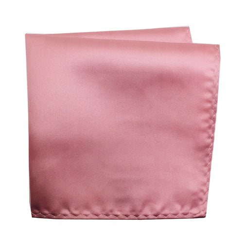 Knotz Pocket Square Men's solid rose pocket square that is ideal for any business or wedding suit attire.