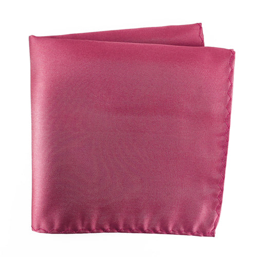 Knotz Pocket Square Men's solid dark rose pocket square that is ideal for any business or wedding suit attire.