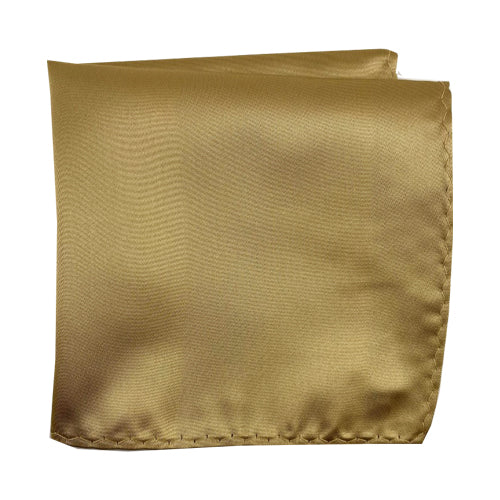 Knotz Pocket Square Men's solid gold pocket square that is ideal for any business or wedding suit attire.